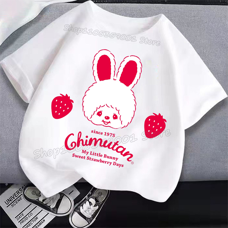 MONCHHICHI Short Sleeve T Shir – Summer Clothing Gifts recenzja i cena