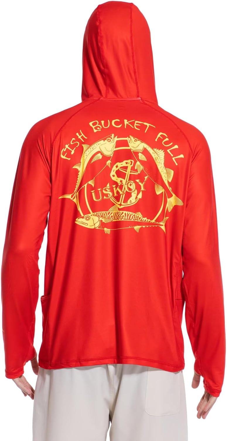 Men's UPF 50+ Fishing Hoodie Q – Rash Guard Long Sleeve recenzja i cena