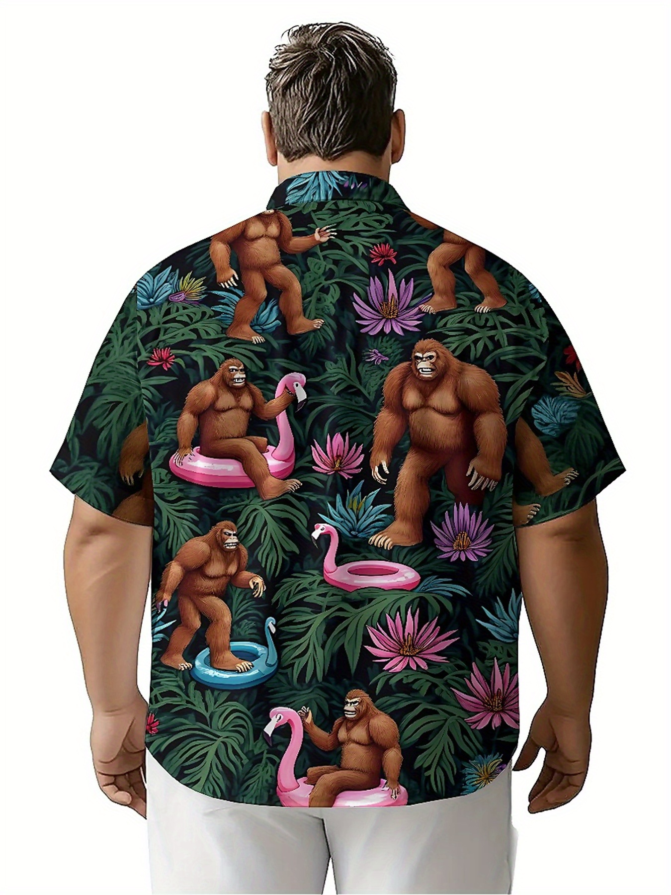 Men's Plus Size Hawaiian Shirt – Summer Youth Clothing recenzja i cena