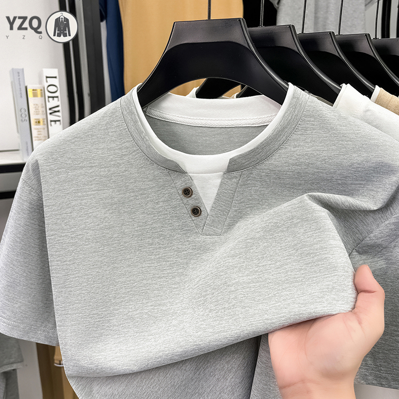 Mens Short Sleeve T Shirt Henl – Summer Clothing Types recenzja i cena