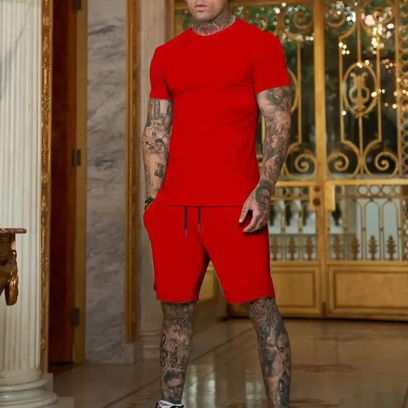 Summer new men's breathable sp – Summer Clothing Sets Men recenzja i cena