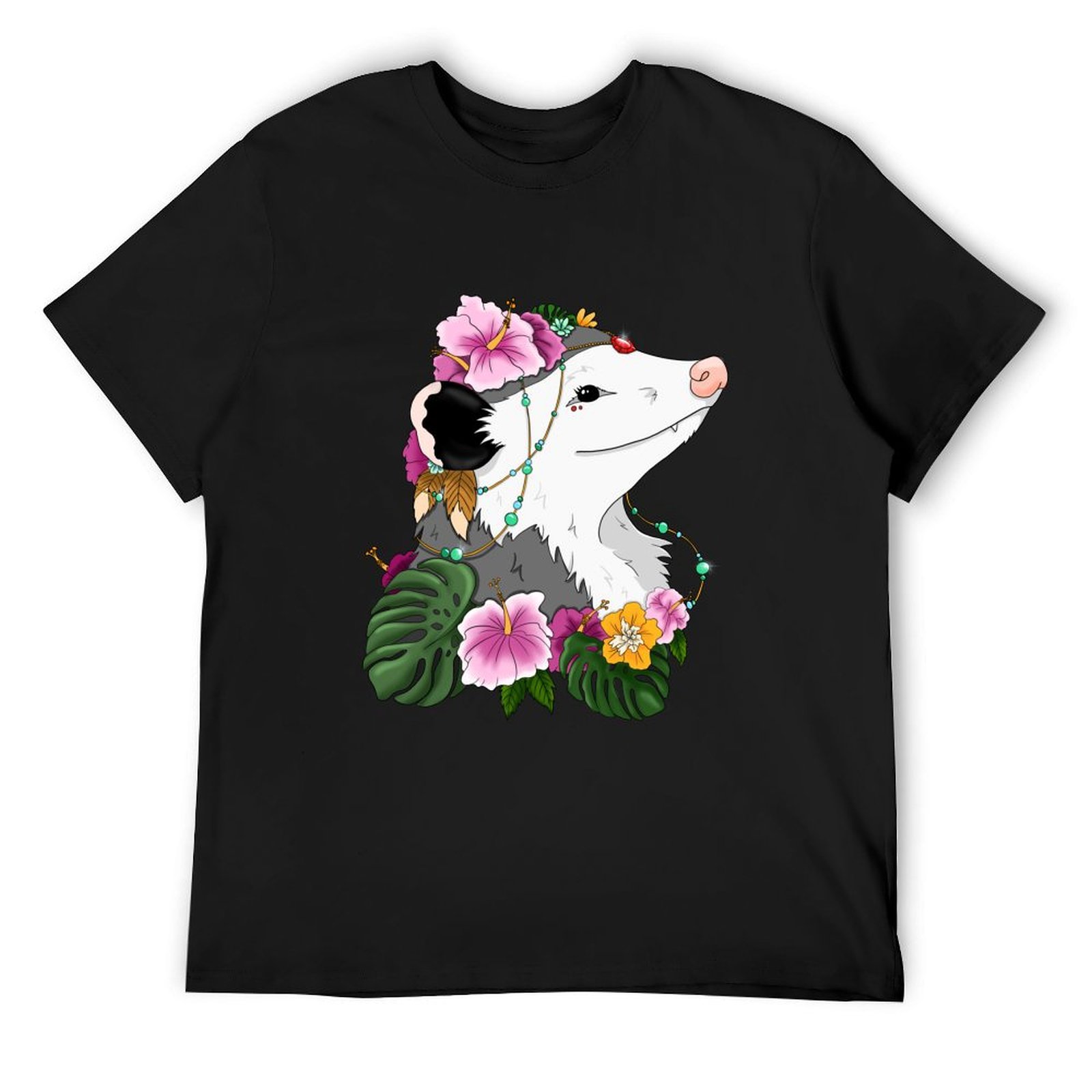 Opossum with tropical vibes T- – Summer Clothing Vibes recenzja i cena