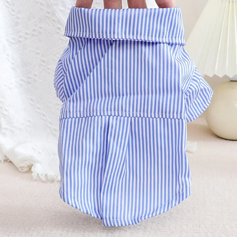 Pet Dog Clothes Bowknot Stripe – Summer Clothing Wholesale recenzja i cena